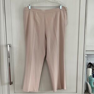 Marina Rinaldi side zip wide leg Women's Tan Pants